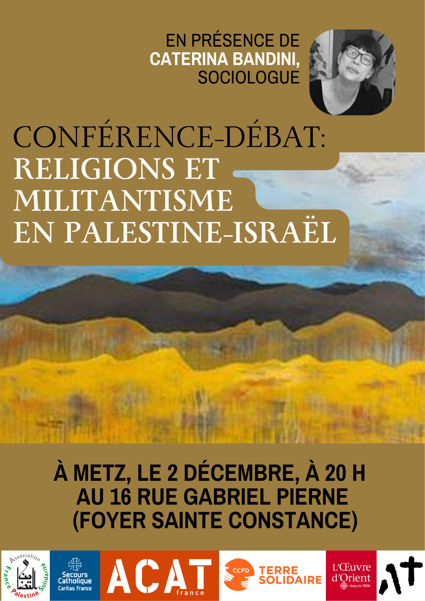 Affiche conference caterina bandini hd